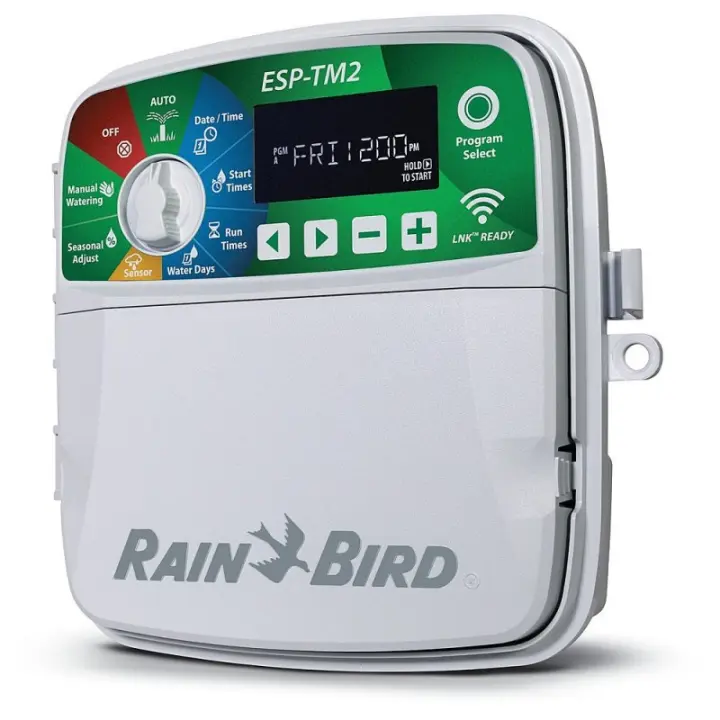 RAIN BIRD Programador de Riego ESP-TM2 12 zonas Interior Rain Bird  | Riego Automatico para Jardin | Temporizador de Riego Eléctrico - 1