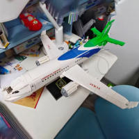 Bloques De Construcción Boeing Dreamliner 1601PCS Juguetes Educativos Para Niños Decoración De Escritorio Regalos Para Niños Hombres Edad Recomendada 18+ - details 4