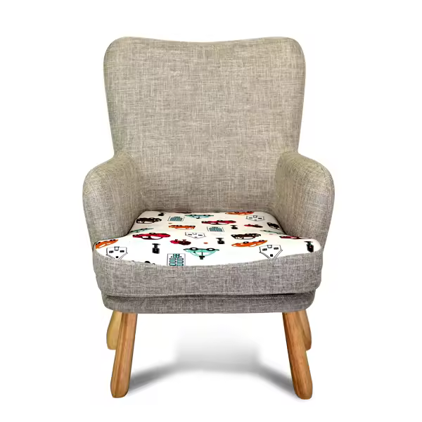 Sillón Infantil Mini Sofá para Niños de +3 Años con Asiento Acolchado Reposabrazos y Estructura de Madera - 1