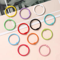 Llavero Redondo De Metal 30mm Multicolor Para DIY Accesorios De Decoración Para Bolso Y Móvil 20/50 Piezas Pack - details 4