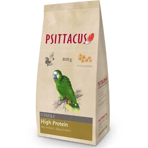 Alimento para Pájaros Psittacus Alta Proteina 800gr - 1