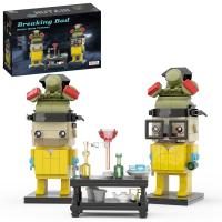 Bloques De Construcción 2-en-1 Clásicos De Breaking Bad Blanco Y Rosa Personajes Protagonistas Película Juguetes Para Adultos Y Amigos Coleccionables ABS Compatible Con Lego - details 0