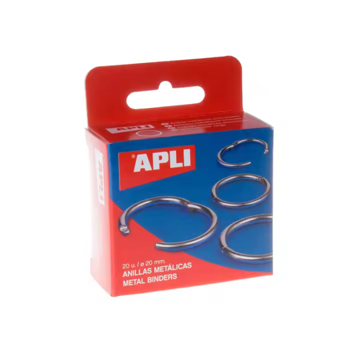 Apli pack de 20 anillas metalicas articuladas Ø20 mm - 1