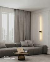 Lámpara De Pared LED Táctil Dimmable Para Pasillo Dormitorio Rotación 360° Luz De Interiores Farol De Pared Iluminación Doméstica Moderna Metal Negro Blanco - details 4