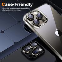 Protector De Lente De Cámara Original Para iPhone 15 16 pro Max 15 16 plus 15 16 pro Vidrio Templado De Titanio Protección - details 3