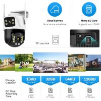 Cámara De Seguridad Exterior Hiseeu 4K 8MP Dual Lens Wifi Con Zoom Digital 4X Detecta Humanos ONVIF PTZ IP Cámara Wireless Para Interior Y Exterior - details 10