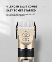 Máquina De Recortar Pelo Para Perros Recargable Por USB Bajo Ruido Adecuado Para Peluquería De Mascotas Y Recortado De Pelo De Animales - details 6