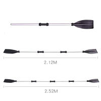 2Pcs Remos Desmontables De Aleación De Aluminio Para Barco Y Rafting Accesorios De Canoa Longitud 38*15cm Para Actividades Acuáticas - details 4