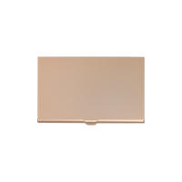Caja De Metal Para Tarjetas De Negocio Creativa De Aleación De Aluminio Portaidentificación Y Monedas Unisex Colorido - details 5