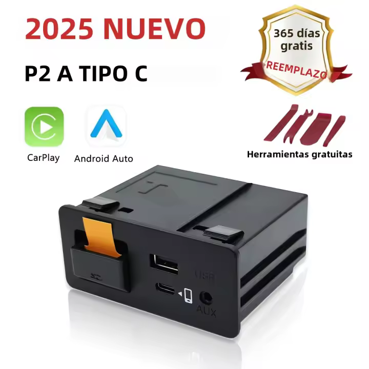 Nueva P2A Tipo-C CarPlay Android Auto Ai Box Conexión OEM Para Mazda 2 3 6 CX30 CX5 CX8 CX9 MX5 TK78669U0C Cargado Por Cable 2025 - 1
