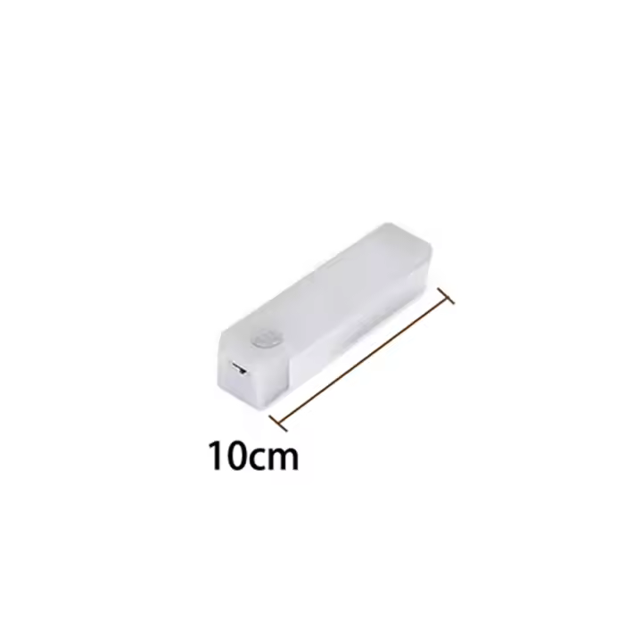 Luz Nocturna LED Con Sensor De Movimiento Recargable Por USB Luz De Armario Escalonera Para Cocina Forma Rectangular - 1