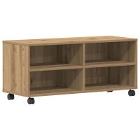 Mueble de TV vidaXL de roble artesanal 90x35x35 cm en madera elaborada - details 1