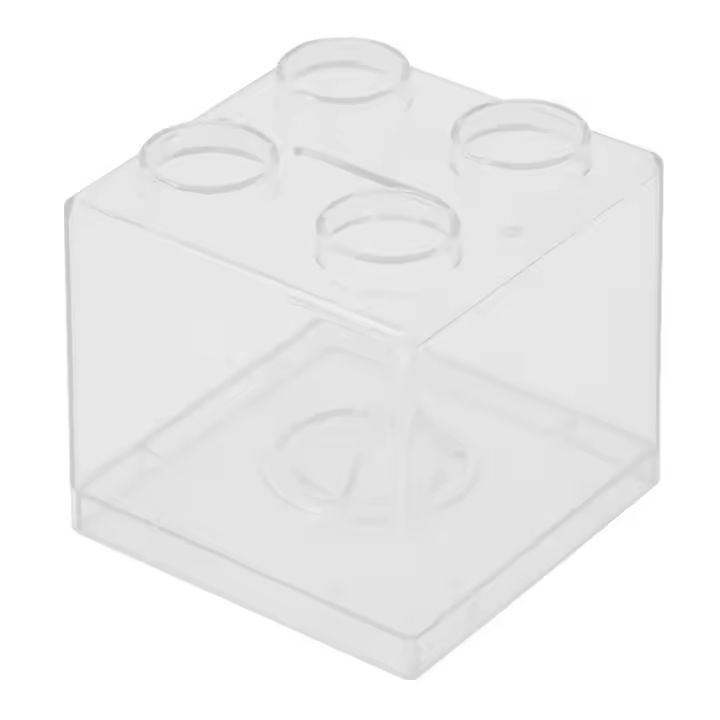 Caja de Ahorro de Dinero en Bloques de Construcción Transparente de Plástico Estuche de Almacenamiento de Monedas Juguete para Niños Regalo de Cambio - 1