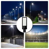 Lámpara De Calle LED Potente 200W IP65 Impermeable Con 216 LEDs Luz Exterior De Jardín Alta Brillo AC85-AC265V Instalación Auto-Contenida - details 0