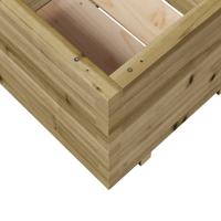 vidaXL Jardinera madera de pino impregnada 60x60x49,5 cm - details 5
