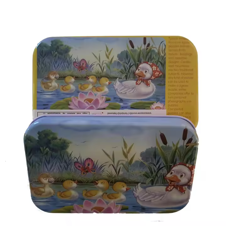 PUZLE DE CUENTOS: EL PATITO FEO - 60 pcs (CAJA METÁLICA) - 1