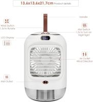 Aire Acondicionado Portátil 4 en 1, Mini Enfriador de Aire with 3 Velocidades, Luz Nocturna, 180 ° Oscilante, Humidificador - details 1