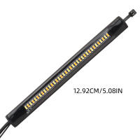 2 Pcs Lámpara De Señal De Giro LED 12V Para Motocicleta Con DRL Anillo De Puente Moto Flasher Accesorios De Auto Luz Ambar Y Blanco - details 6