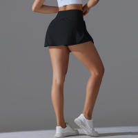 Falda De Yoga Deportiva Al Aire Libre Talla Alta Transpirable Ropa Deportiva Para Badminton Y Tenis Falda Deportiva Activa Fitness Corta Para Mujer - details 11