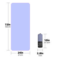 Toalla De Yoga No Deslizante Mutao 24"x 72" Absorbente Y Secado Rápido Microfibra Portátil Con Bolsa Anillo De Silicona Super-Absorbente - details 9