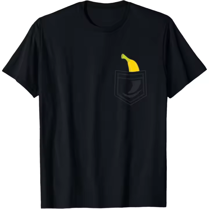 Camiseta de Manga Corta, 100% Algodón, Ropa Unisex para Hombres y Mujeres en 5 Tallas, Camiseta Negra, Cuello redondo con estampado. - 1
