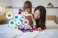 Tableta Para Niños Con Patrón De Dibujos Animados 7 Pulgadas Cuatro Núcleos 4GB RAM 64GB ROM Android Juegos De Aprendizaje Educativos Regalos Para Niños - details 13