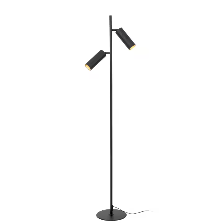 Lucide CLUBS - Lámpara de suelo - 2xGU10 - Negro - 1
