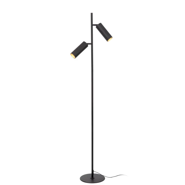Lucide CLUBS - Lámpara de suelo - 2xGU10 - Negro - 1