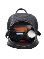 Mochila nueva de gran capacidad para mujeres que viajan diariamente, mochila informal de PU para estudiantes, bolso para mujer - details 24