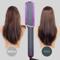 Peine Eléctrico Multifuncional Para Cabello Negativo Ion Antisalpicaduras Herramienta De Peinado Y Liso Con Cepillo Rotativo De 25W-39W Tamaño 50*10 - details 7