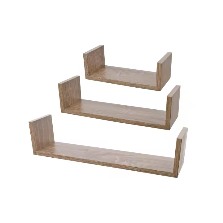 DEKORA SOUL - Juego de 3 Estantes, Baldas Flotantes, Estanteria Flotantes de Pared, Montaje Oculto, Juego de Baldas - 1