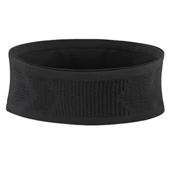 Cinturón para correr, riñonera para correr, soporte para teléfono móvil, riñonera para viajes y entrenamientos de ciclismo, L negro - 1