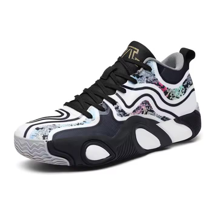 Zapatos De Baloncesto Para Hombres Antideslizantes Absorción De Impacto Ligeros Botas De Combate De Invierno Altas Transpirables Impermeables Talla Verdadera - 1