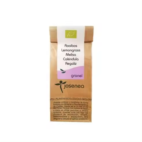 Té rooibos, lemongrass, melisa, caléndula y regaliz granel de Josenea, 50 gramos - 1