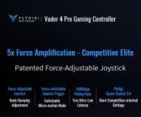Flydigi Vader 4 Pro Mando Atlético Inalámbrico Bluetooth Gamepads Controlador de Videojuegos con Balancín Hall para Juegos Xbox / PC / Steam - details 2