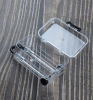 Organizador De Escritorio Mini En Forma De Troleo Caja De Almacenamiento Para Clips Transparente Plástico Adorno Pequeño Para Escuela Y Oficina - details 3