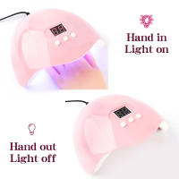 LULAA Lámpara Profesional Para Uñas Con 3 Precalentamientos Y Sensor Automático Secador De Esmalte De Gel Para Manicura En Casa Y Salón - details 1