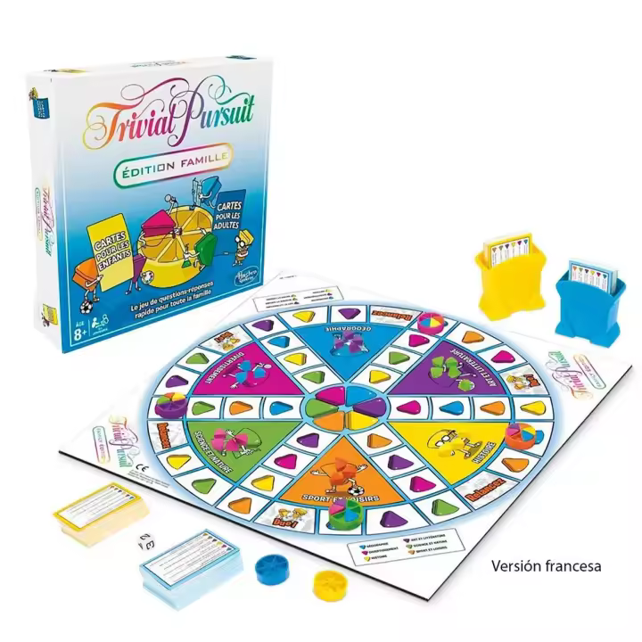 Hasbro Juego De Mesa Trivial Edición Familia En Francés - 1
