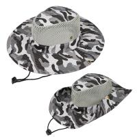 Sombrero De Pescar Y Camuflaje Transpirable Para Hombres Y Mujeres Protección Solar Amplia Para Acampar Y Senderismo - details 11