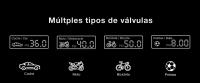Compresor de aire portátil 6000mAh 150PSI. Inflador eléctrico para ruedas de coche, moto, bicicleta, pelotas y colchonetas con linterna, luz de emergencia y PowerBank- PMK GRUPO - details 2