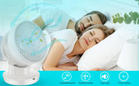 Ventilador Oscilante con mando a Distancia, Ventilador Sobremesa Giratorio con Control de Remoto, 17w Ventilador Silencioso Potente Ventilador Circulación de Aire, 6 Velocidades, 7 Horas Temporizador, 70° Oscilante,Ventilador Portátil para Hogar, Trabajo - details 0