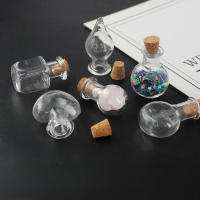 Botellas De Vidrio Mini Con Tapa De Tino 5/20/30 Piezas Para Decoración De Navidad Y Uso Multifuncional Contenedores De Tinción - details 6