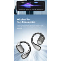 Auriculares Bluetooth Inteligentes AI 2025 with Traducción Simultánea 144 Idiomas - Diseño Open-Ear Ergonómico, 12h Autonomía, Cancelación de Ruido y Grabación de Reuniones (Cert.) CE, IPX5) - Negro/Plata - details 2