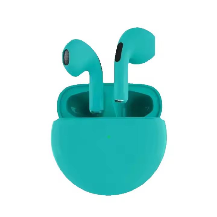 Auriculares inalámbricos pro 6, pro6, bluetooth 5,3 , turquesa , NUEVO, ENVIO 24H - 1