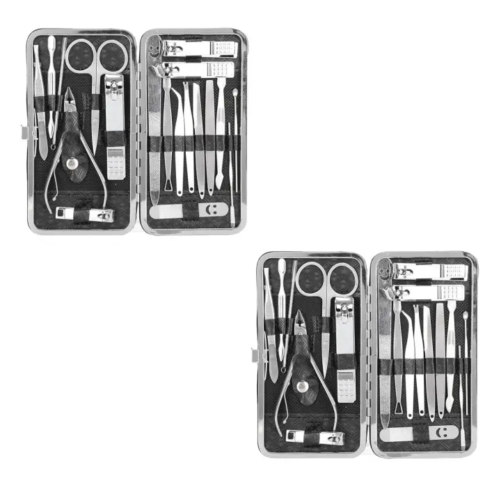 Cortauñas Set Manicura y Pedicura | Kit Profesional Manicura | Nail Clipper | Juego de Cortauñas de Acero Inoxidable - 1