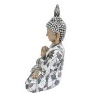 CAPRILO REGALOS & DECORACIÓN Figura Decorativa de Resina "Buda Sentado Exterior". Adornos y Esculturas. Regalos Originales. Decoración Hogar. 32 x 22 x 47 cm. - details 1