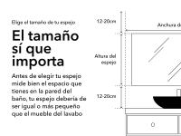 Espejo de Baño UBUD con Luz Led 100 X 80 Cm - Marco de Aluminio Negro Mate - Interruptor Táctil - Protección IP44 - Antivaho - Regulación de Intensidad - Vidrio Anti-estallido - details 4