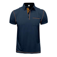 Camisa Polo Para Hombre Verano 2024 Talla Grande Cuello Redondo Botones Secado Rápido Estilo Casual Colores Sólidos Poliéster - details 9