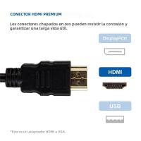 Cable Adaptador HD 1080P HDMI a VGA De Alta Velocidad Para Tablet Laptop PC TV Convertidor a Macho a Femenino Video - details 2