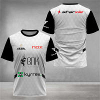 Camiseta De Tenis De Pádel Para Hombres Secado Rápido Transpirable Cuello Redondo Manga Corta Deporte Al Aire Libre Badminton Correr - details 7